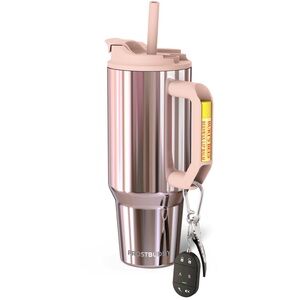 Frost Buddy Stainless Steel Tumbler with Handle NEW IN BOX MADEMOISELLE 40oz